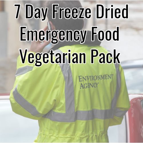 7 Day Freeze Dried Emergency Food Vegetarian Pack